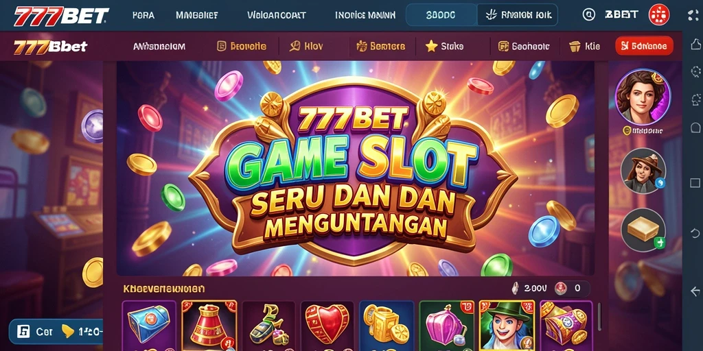 Screenshot gameplay menampilkan keseruan permainan Slot 777BET.