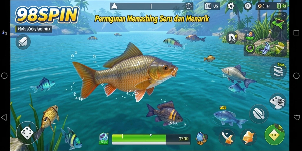 Tangkapan ikan yang menakjubkan di 98SPIN.