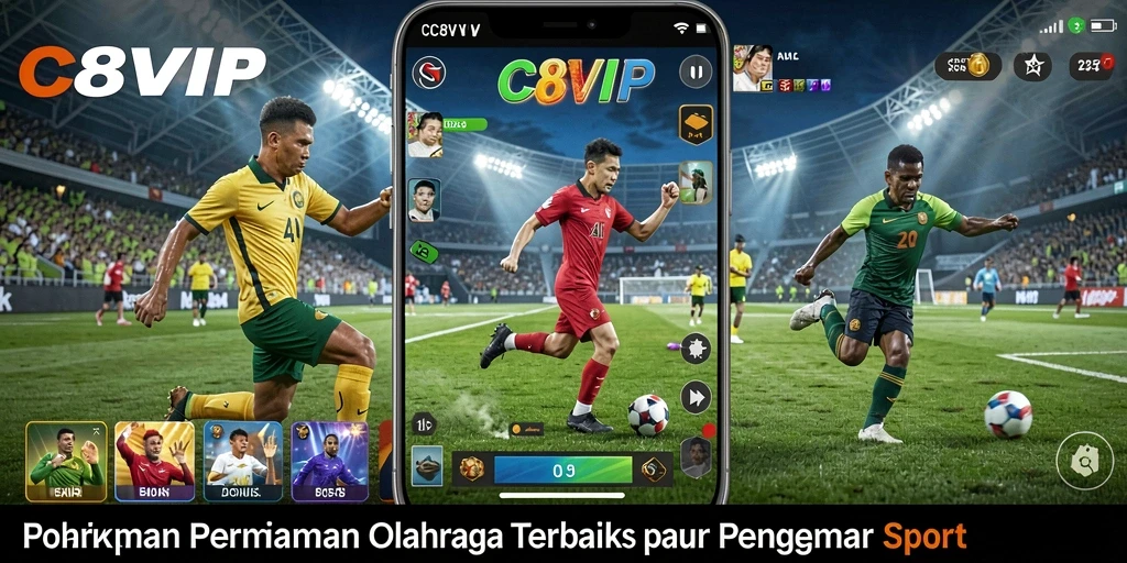 Tampilan gameplay C8VIP yang menarik dan dinamis dalam olahraga.