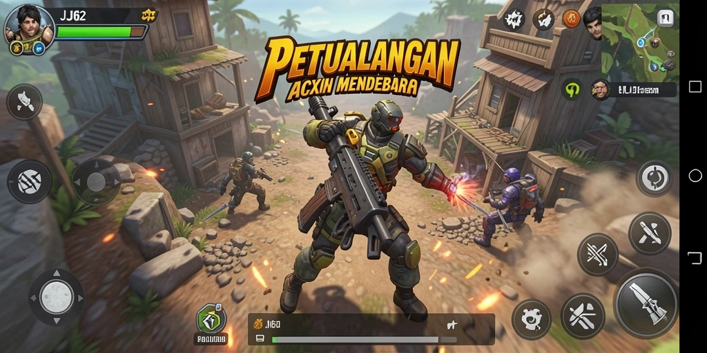 Tampilan gameplay JJ62 yang seru dan menegangkan.