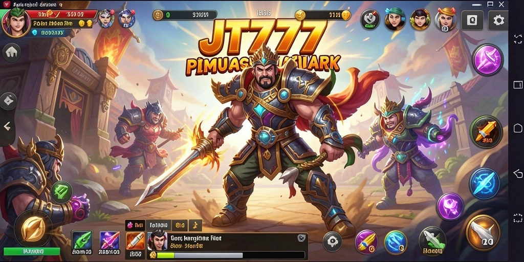 Tampilan gameplay JT777 yang menawan dan seru.
