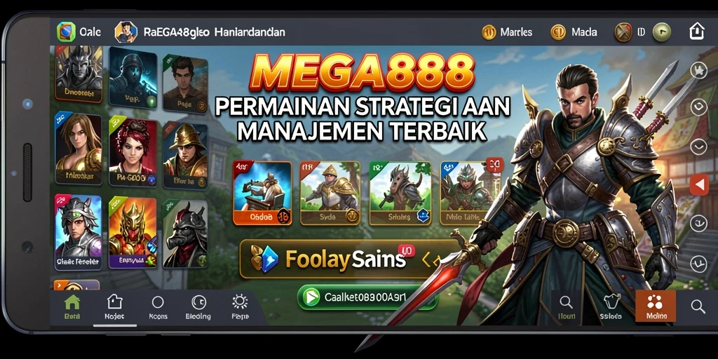 Screenshot MEGA888 menampilkan pengalaman gameplay strategis yang mendebarkan.