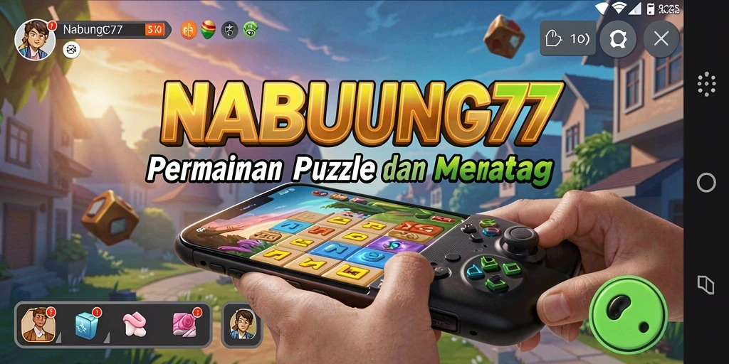 Gameplay seru dalam NABUNG77 dengan teka-teki menantang.