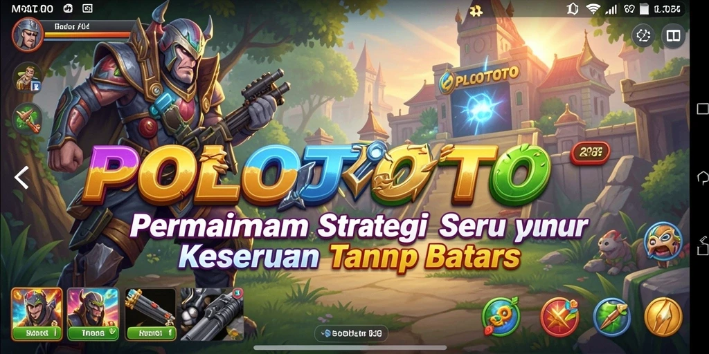 Screenshot gameplay POLOTOTO dengan aksi strategi seru.