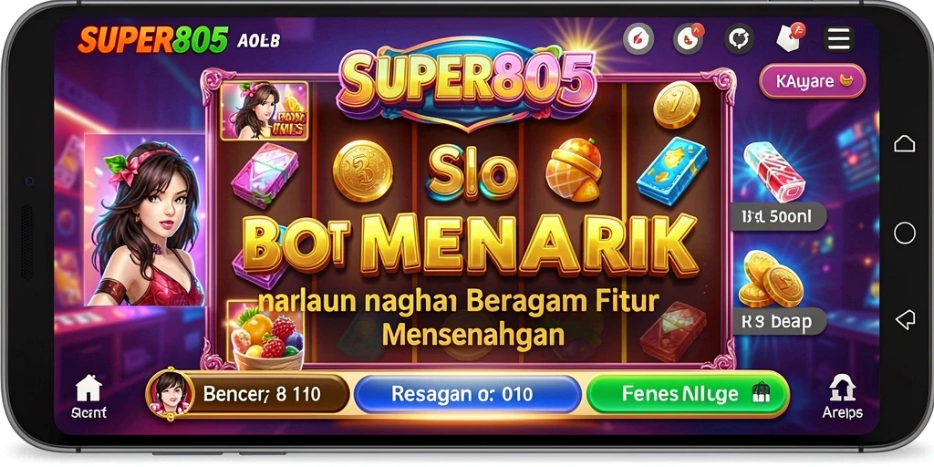 Tampilan menarik dari gameplay Slot SUPER805 dengan beragam fitur.