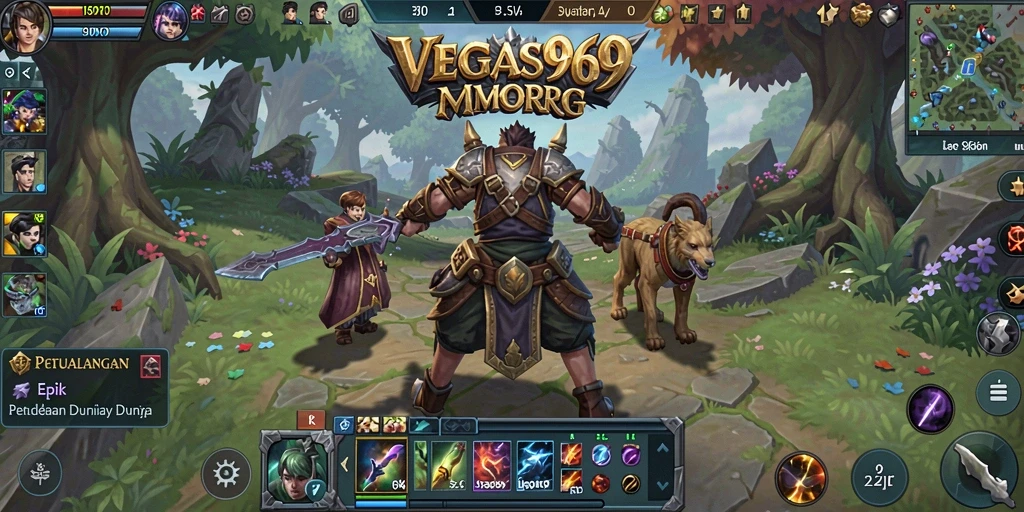 Tampilan gameplay seru dan aksi mendebarkan di dunia VEGAS969.