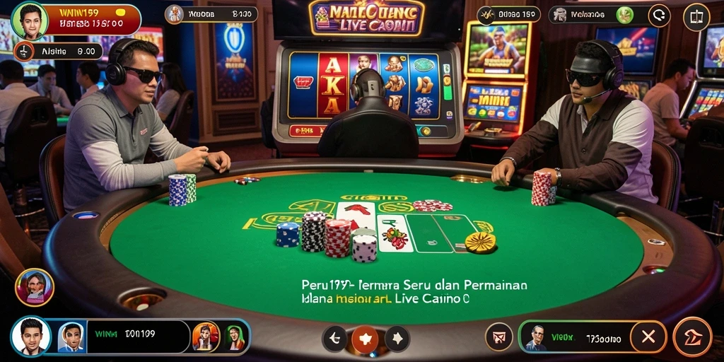 Tampilan gameplay WIN199 yang mendebarkan dalam suasana Live Casino.
